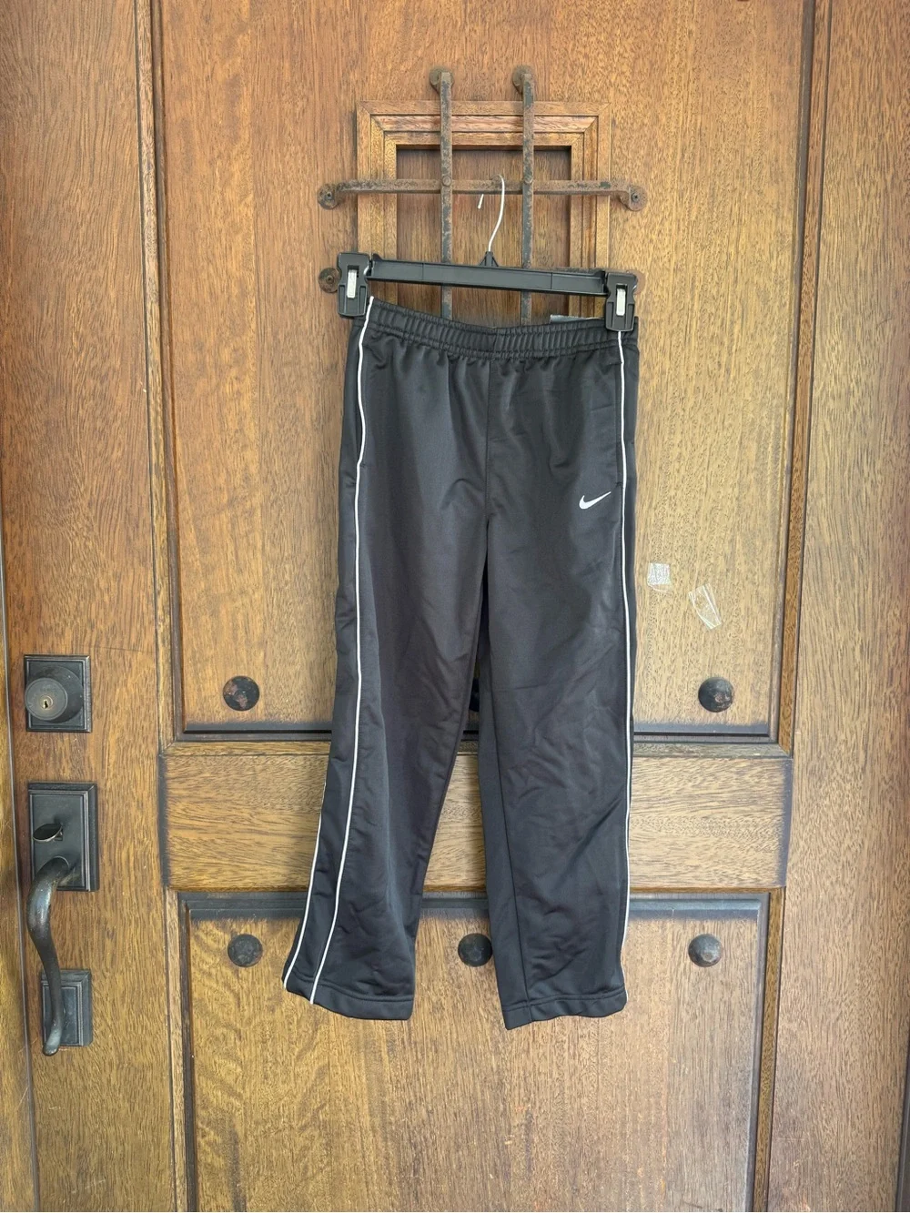 Nike Kids Black Joggers with White Side 7 toddler